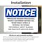 Signmission Pressure Washer Procedures Inspect Equipment, 5 in W x Rectangle, Vinyl Decal OS-2PACK-NS-D-35-L-17793 - alternate 5
